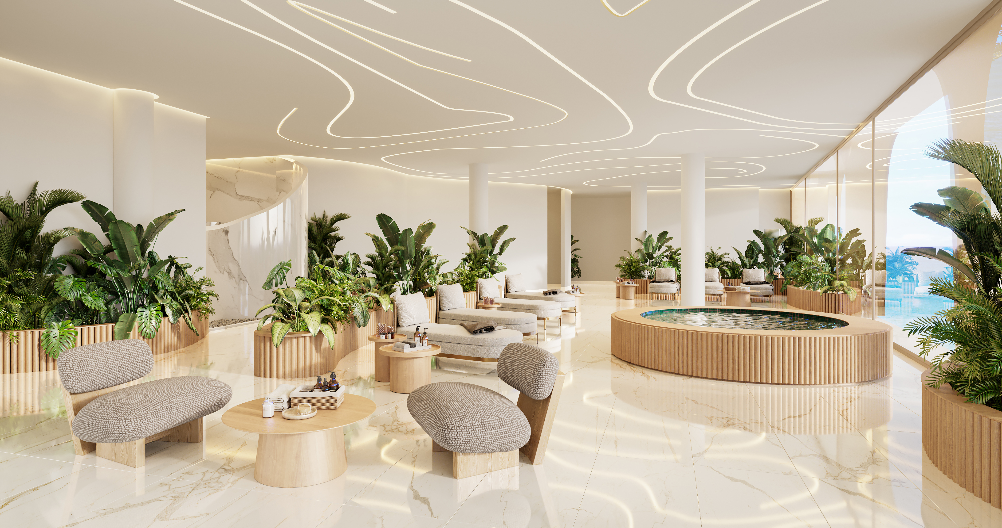 Espacio interior de un proyecto Rosero Construye